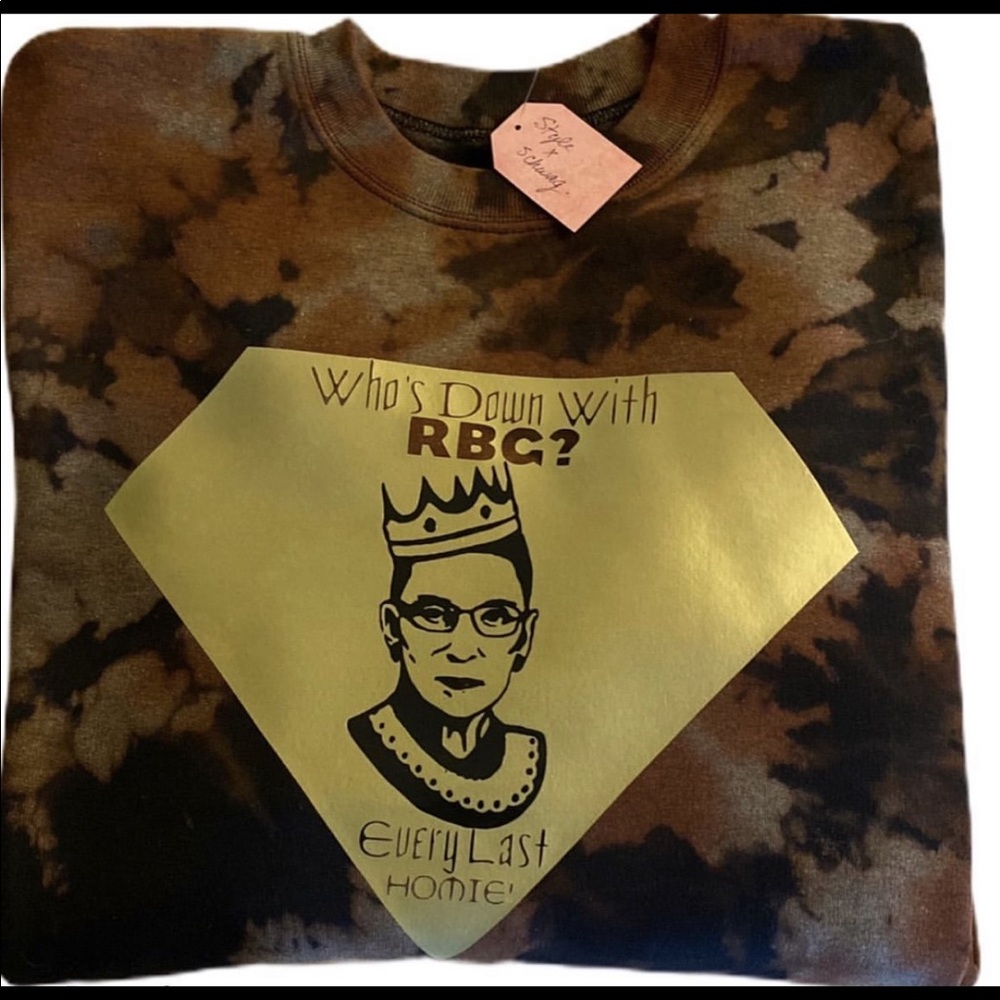 Custom Ruth Bader Ginsberg Sweatshirt. NWT